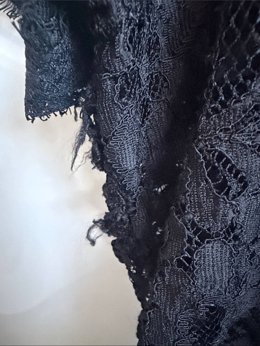 Anne Klein Elegant Black Lace Women's Top - Picture 12 of 12